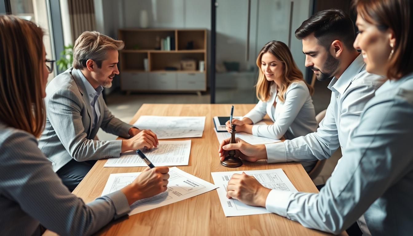 Family elder care planning discussion